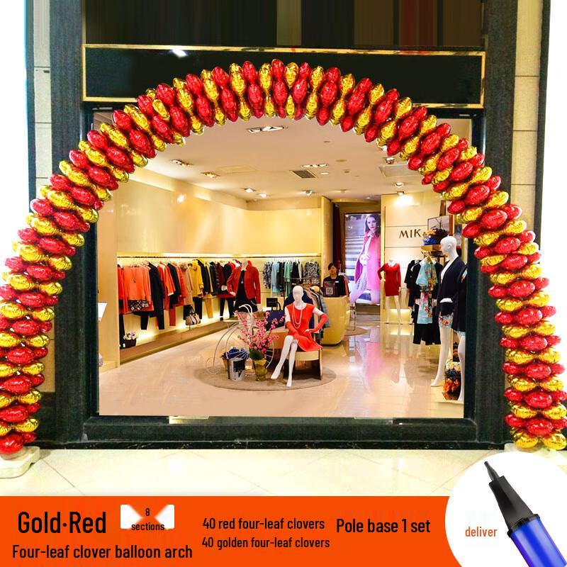 Kit de Arco de Globos de Trébol de Cuatro Hojas