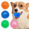 Haustier Elastischer Stachelball Spielzeug Langlebig Knabberbares Gummi Interaktives Hundespielzeug für aggressive Kauer und Trainingsaktivitäten