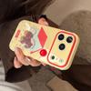 Korean 3D Cartoon Pony Horse Glitter House Phone Case For iPhone 17 16 15 14 13 12 Pro Max Shockproof Protective Soft Cover