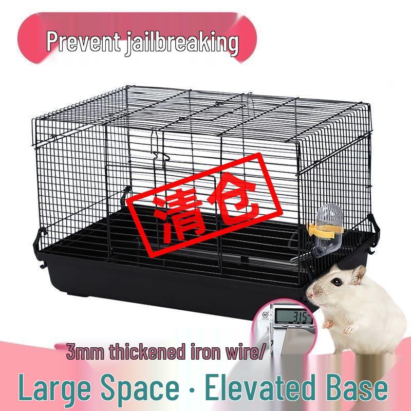 Deluxe Anti-Biss Hamsterkäfig: Geräumige Eisenvilla für Meerschweinchen