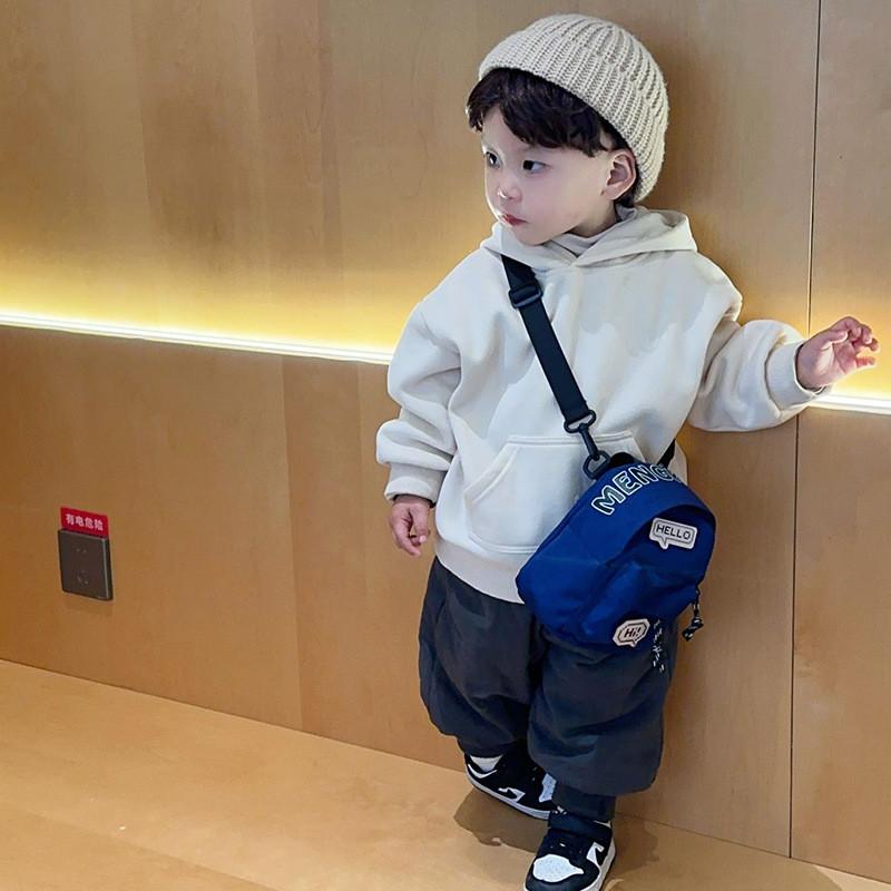 Fashion Shoulder Leisure Bag Canvas Material Letter Design Suitable For Daily