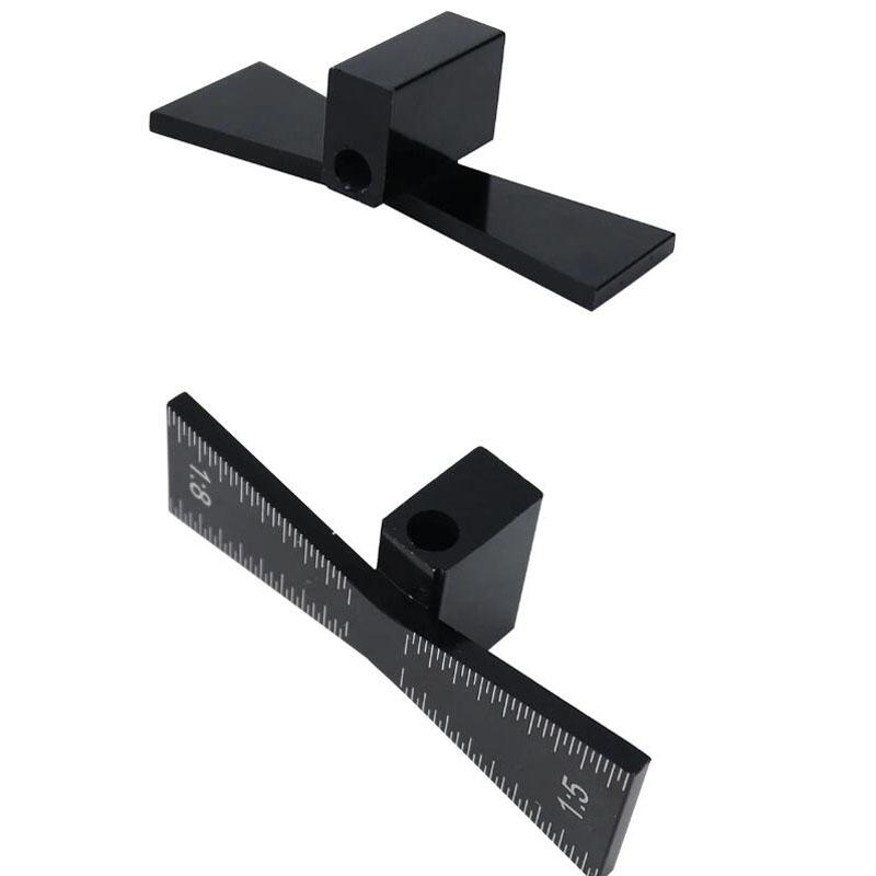 Woodworking Dovetail Marker Aluminum Alloy Dovetail Marking Template Jig 1:5 &1:8 Wood Joint Gauge With Scale DIY Tools