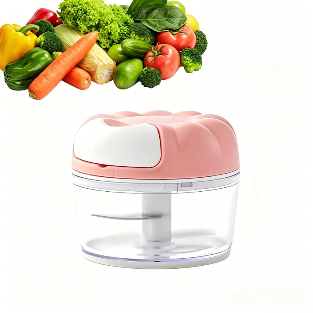 Manual Garlic, Multi-Function Food Mincer for Garlic, Meat, Vegetables and Baby Food - Kitchen Tool