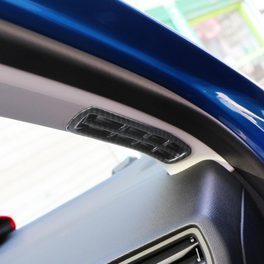 Car Air Vent Trim Sticker for Ford Focus 4 2019 2020 Car Interior Front Pillar Air Vent Outlet Cover Trim 2pcs/set Accessories