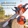 High-Power Gasoline Chainsaw: Handheld Two-Stroke Tool for Woodworking & Outdoor Use