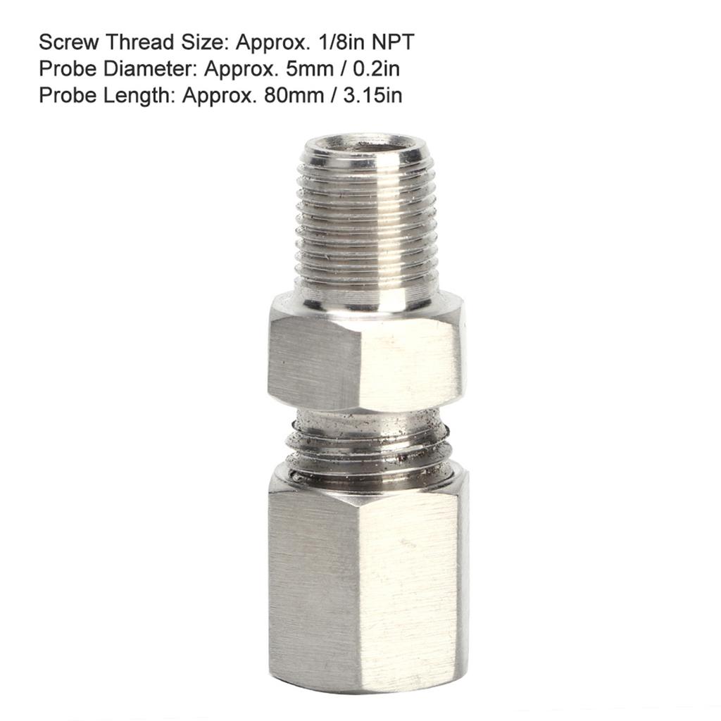 18in NPT Car Exhaust Temperature Sensor Thermometer Transmitter Transducer Accessory