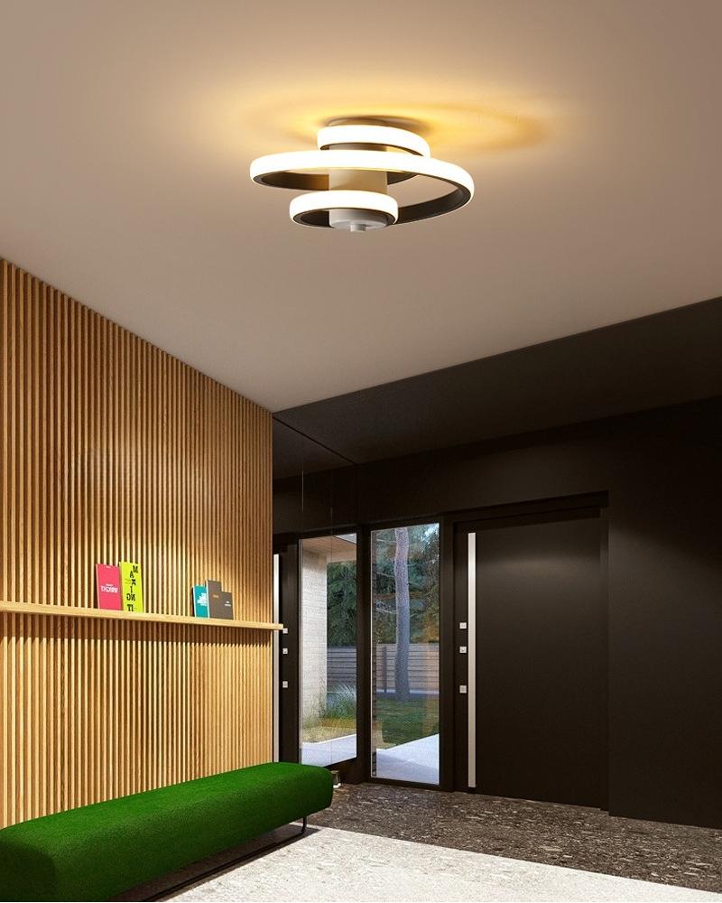 European Minimalist LED Ceiling Lamp Living Room Corridor Porch Hall Balcony Bedroom Decorative Lighting Lamps
