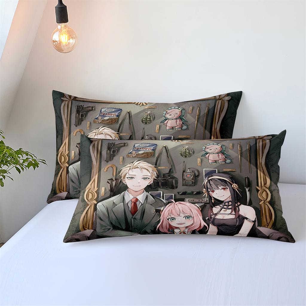 Spy X Family 3D Print Anime Printed Bed Set Duvet Cover Pillowcase Bedding Set Bed Linen Sheet Quilt Cover Full Queen King Size