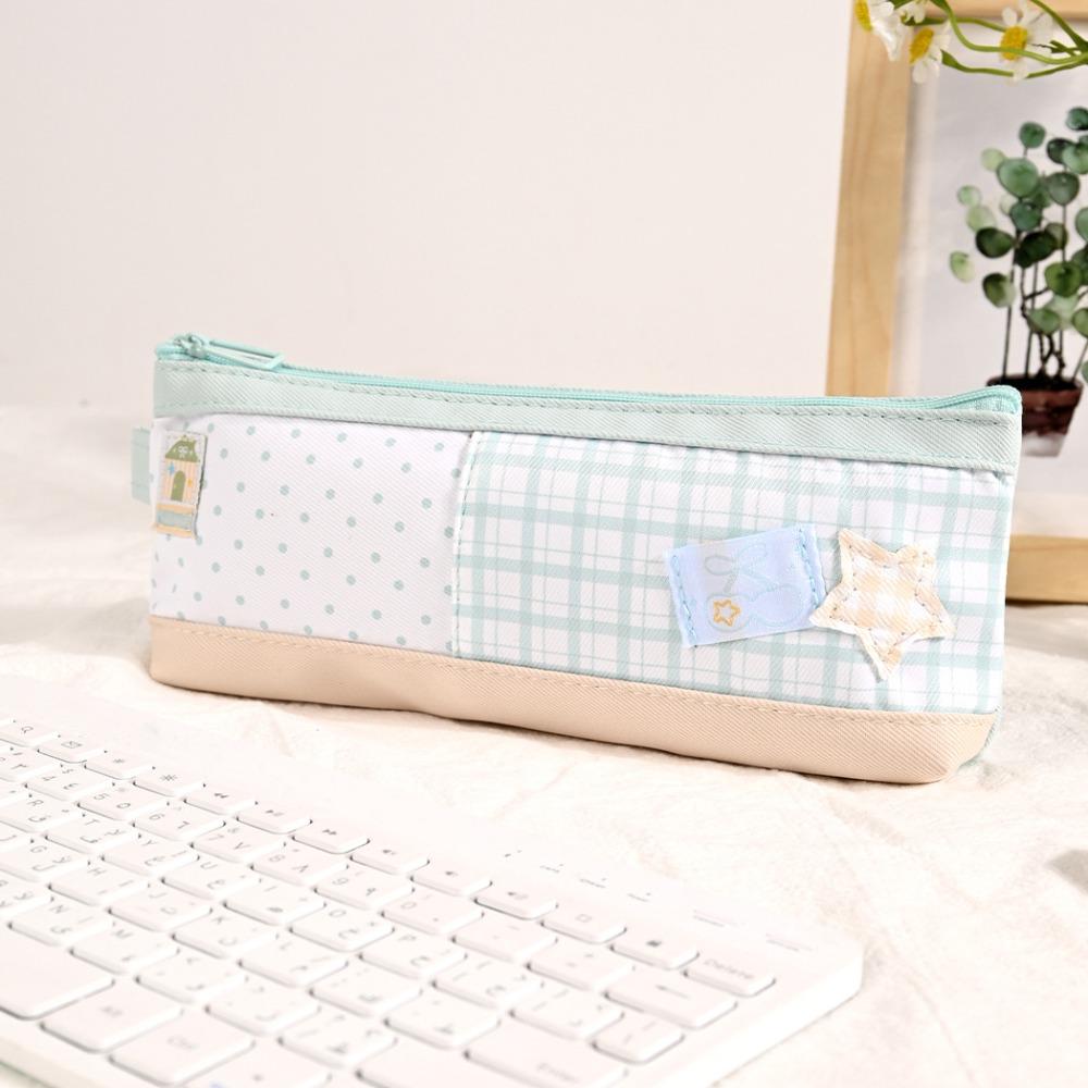 Large Capacity Pencil Storage Case Zipper Closure Cosmetic Organizer Lipstick Case  School Supplies