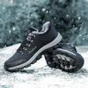 Fashion Men's Mountaineering Shoes 2024 Waterproof Winter Snowy Hiking Flat Shoes Original Men's Sports Anti Slip and Warm Outdoor Shoes