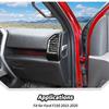 2pcs/set Dashboard Air Conditioning Vent Cover Trim for Ford F150 2015 2016 2017 2018 2019 2020 Interior Accessories (Carbon Fiber)
