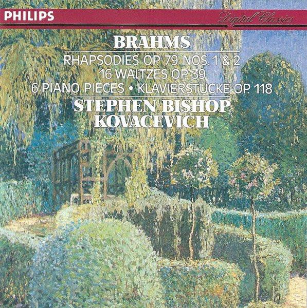 

CD BRAHMS BISHOPKOVACEVICH Piano Works 4207502 PHILIPS Europe Classical Used
