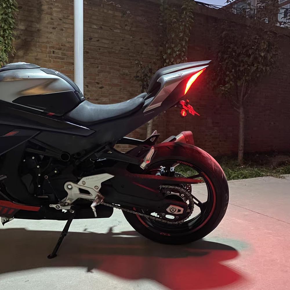 For CF-MOTO 450SR SR 450SS 450SRS 2022 2023 Motorcycle License Plate Holder Tail Light Bracket Tidy Fender Eliminator