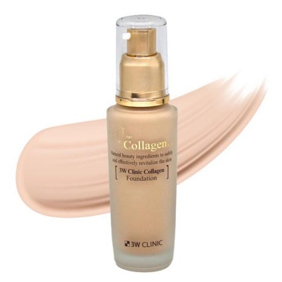 3W CLINIC Collagen Foundation 50ml (6 Options)