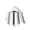 2 Pcs Wine Stopper Stainless Steel Wine Bottle Stopper with Silicone Seal  Reusable Beverage Preserver Freshness Keeper