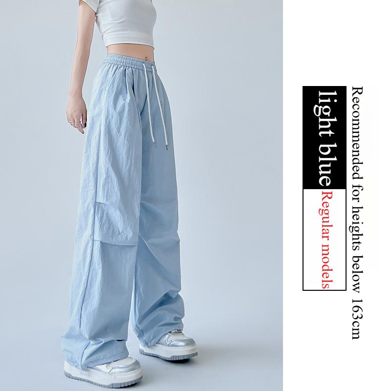 GMXIA Damenmode, lässig, einfarbig, bedruckt, hohe Taille, Hosen und Caprihosen