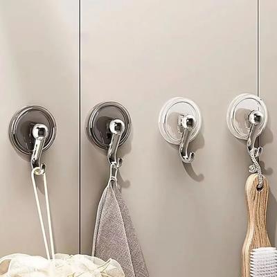 Neue Badezimmer Küchen Saugknapfhaken Spurloser Kleber Hängen Handtücher/Kleidung Duschhaken Wiederverwendbarer Kleiderhaken