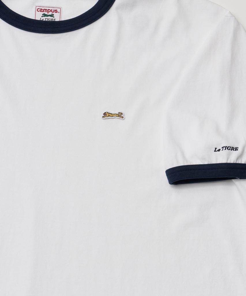 LE TIGRE Classic Ringer T-Shirt (Off White)
