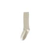 Female Spring and Summer Pure Color Boneless Thin Breathable Long Leg Pile Socks