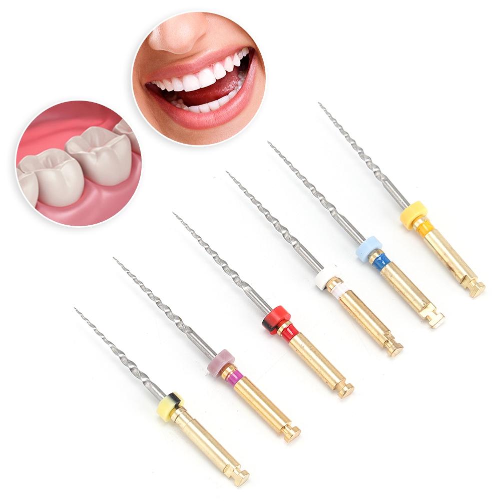 6 Pièces Professionnel Dentaire Canal Radiculaire Niti Lime Aiguilles Endodontiques Instrument Dentaire SX F3 (21mm)