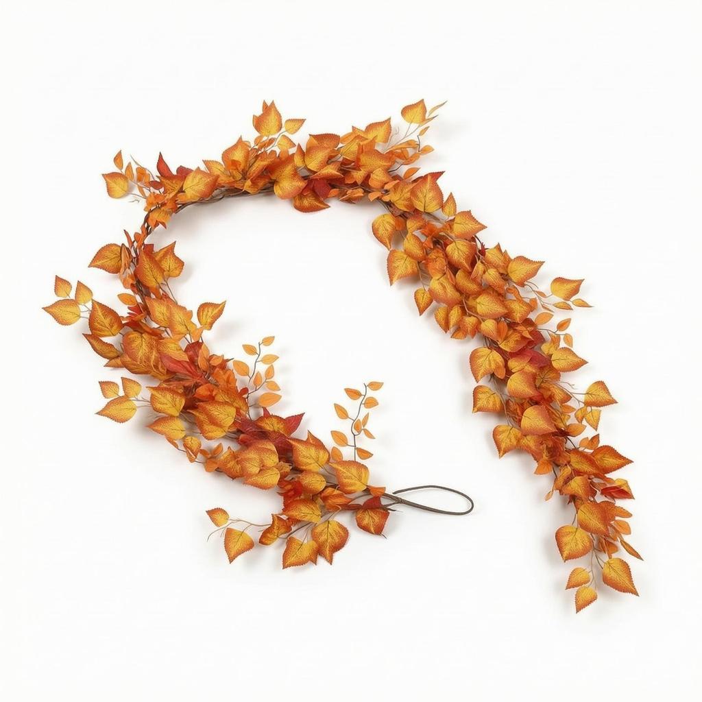 Fall Maple Leaf Garland Thanksgiving Harvest Artificial