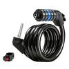 5 Digit Combination Bike Lock Heavy Type Anti Thefts Protecting Bicycles Lock Cable for Mountain Bicycles Security