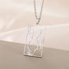 My Shape Shapely Beauty Women Necklaces Charming Pictorial Girl Pendants Pendants Neck Chain Stainless Steel Fashion Jewelry