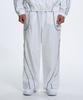 Toleonseu Curved Piping Wide Pants - White