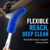 2pcs Bendable Dusting Brush: 40 cm Washable Microfiber Head - Reusable Bendable Design Fan Cleaner for Ceiling Fans Blinds Air Vents Curtains Home