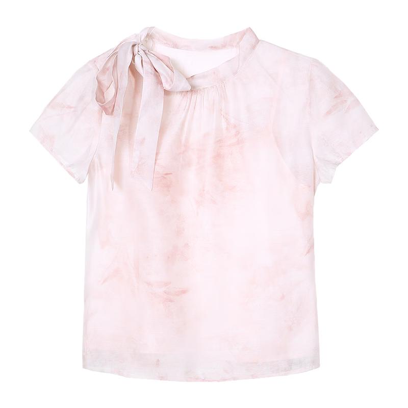 betu Women s Abstract Print Shirt & Camisole Set M