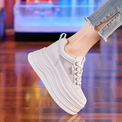 Printemps et été maille respirante année nouvelle shorty Le muffin chaussures cm semelle épaisse rehausseur chaussures à plateforme