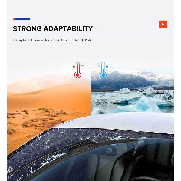 Wiper Front & Rear Wiper Blades Set For VW Tiguan MK2 2017 2018 2019 2020 2021 2022 2023Windshield Windscreen Window 26"+21"+14"
