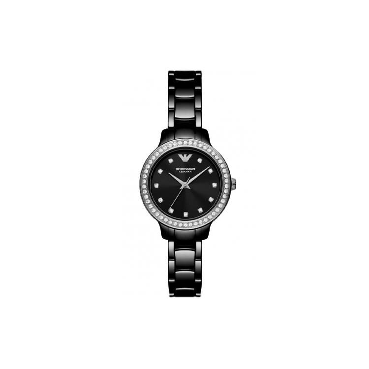 

EMPORIO ARMANI Wrist Watch Quartz Movement Ceramic Strap 34mm Black Dial Women s Watch 50m Water Resistant AR70008 Black Dial