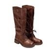 Versatile Skinny Long Boots Lace-up Platform Martin Boots Boots Women's Thick Heel Boots Motorcycle Knight Boots Tall Boots