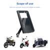 Bike Phone Mount Waterproof, Motorcycle Phone Mount with Aluminum Handlebar Mount Base Touching Screen Phone Case