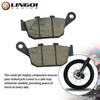 LINGQI RACING Front Rear Brake Pads Kit Set Parts For Dirt Pit Bike Electric Vehicle Small Scooter Folding Bicycle Moped