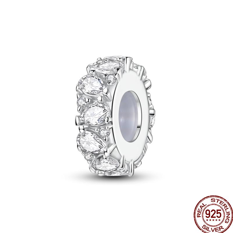 Miedziany Cyrkon Letnie Lody Ocean Wielka Seria Błyszczący Inkrustowany Cyrkon Wisiorek Pasuje do Bransoletki 3mm