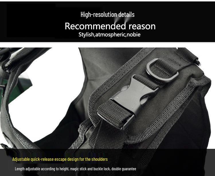 Amphibious Tactical Outdoor Sports Vest & Multifunctional Backpack Plate Carrier.