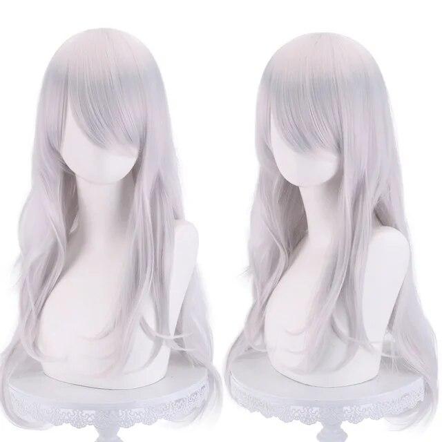 Cosply Wig 70 Cm Red Long Curly Synthetic Wig Anime Halloween Wig Body Lucky Girl Ruby Gillman  Christmas  Party