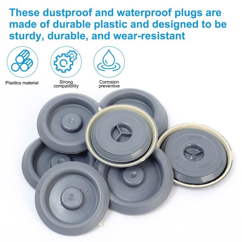 Waterproof Plug Cover for VW Passat Bora Lavida Tiguan Trunk Floor Spare Tire Hole Sealing Caps Dust Proof Covers