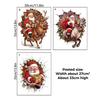 1Pc Santa Claus Wall Sticker Self-Adhesive Vinyl Decal Christmas Decoration Diy Living Room Bedroom Window Glass Cover Scratches
