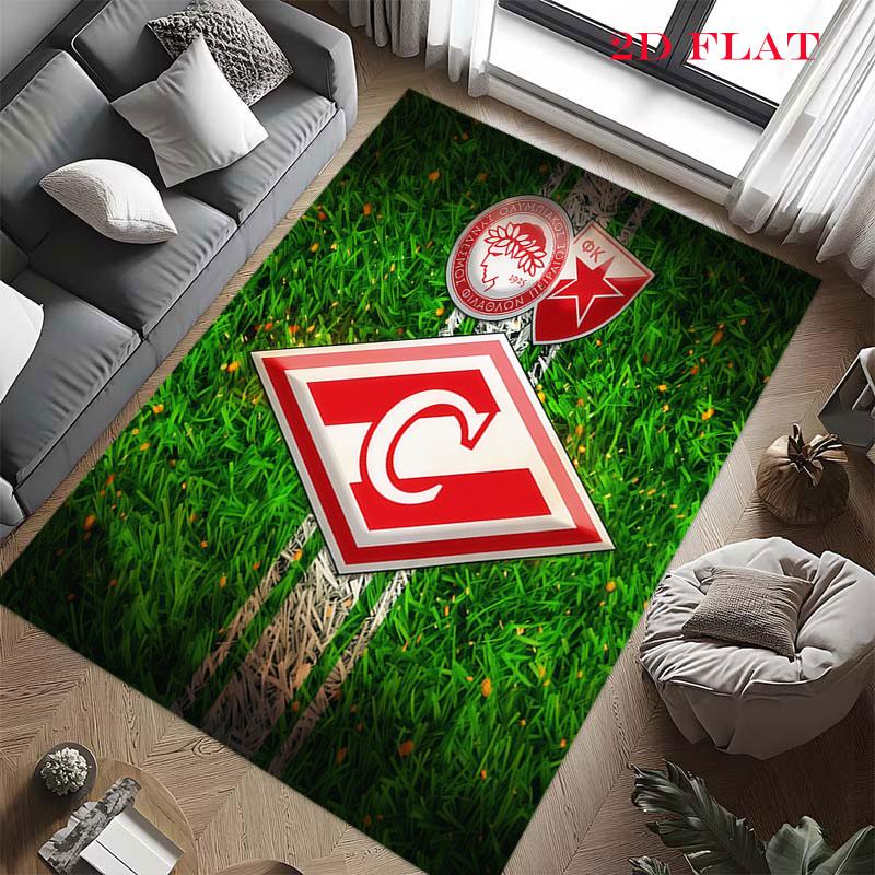 Spartak Moscow Charge Carpet Rug for Living Room Bedroom Home Sofa Decoration,Kids Play Nonslip Floor Mat