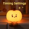 Niedliches Kürbis-Nachtlicht USB Wiederaufladbare Nachttisch-Nachtlichter Dimmbar Für Kinder Halloween-Party Feiertagsgeschenke Schlafzimmerdeko