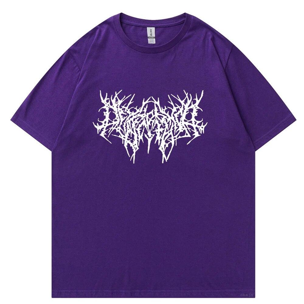 Готическая темная футболка унисекс WoUnisex Футболка большого размера Панк черная одежда — фото 18