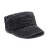 Flat top hat spot solid color washed cotton cap men and women four seasons hat sun hat casual hat