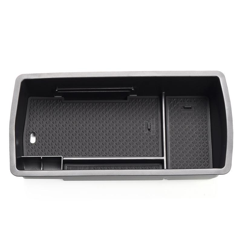For Peugeot 3008 4008 5008 2017 - 2023 GT Central Console Armrest Storage Box Stowing Tidying Car Accessories Black ABS