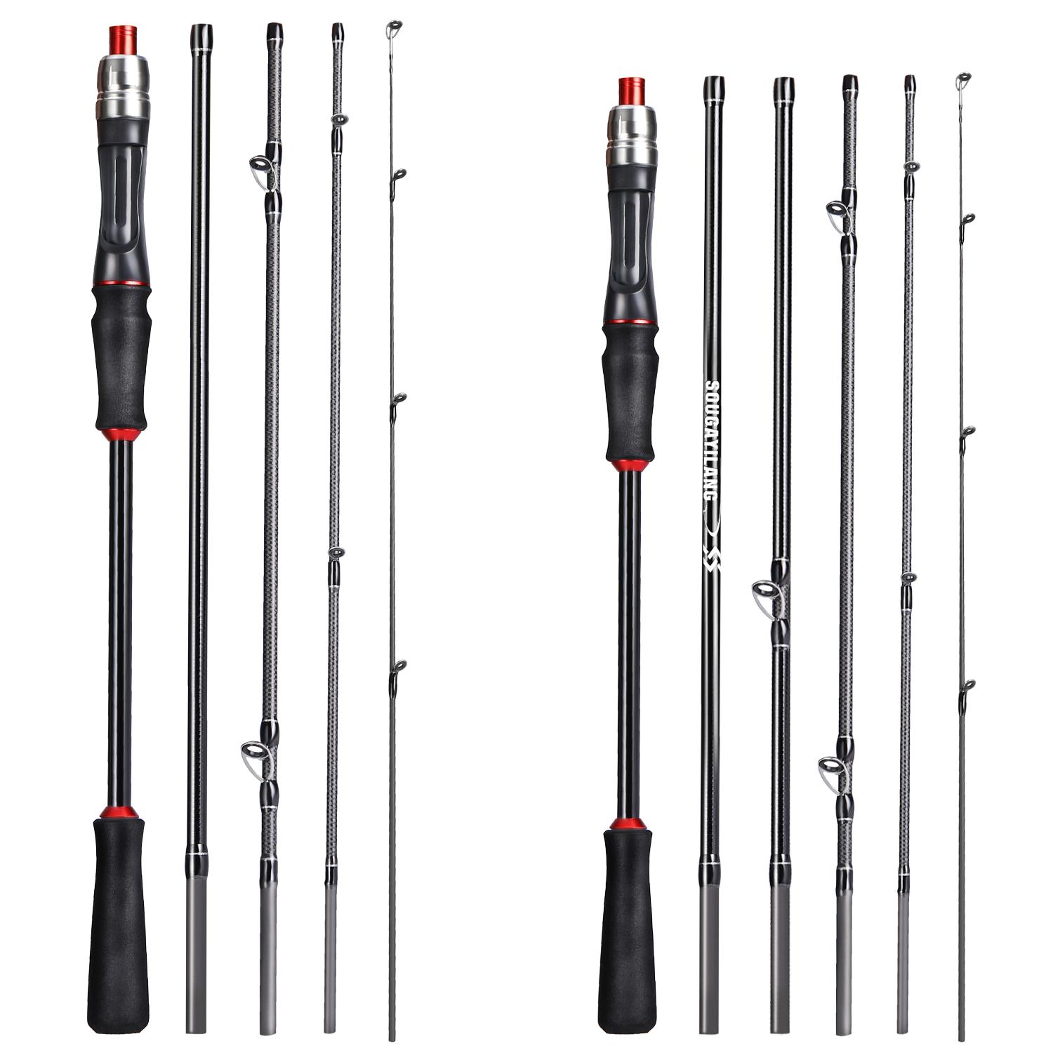 

SOUGAYILANG Удочка 1,8-2,1 м из углеродного волокна, вращающаяся литейная/спиннинговая удочка для рыбалки Spinning2.1M