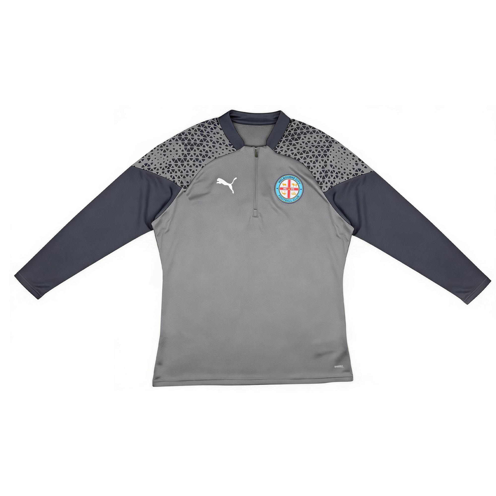 

Puma Melbourne City 2023-24 Season Quarter-Zip Long Sleeve Football Jersey Unisex jerseys 776098-03 L