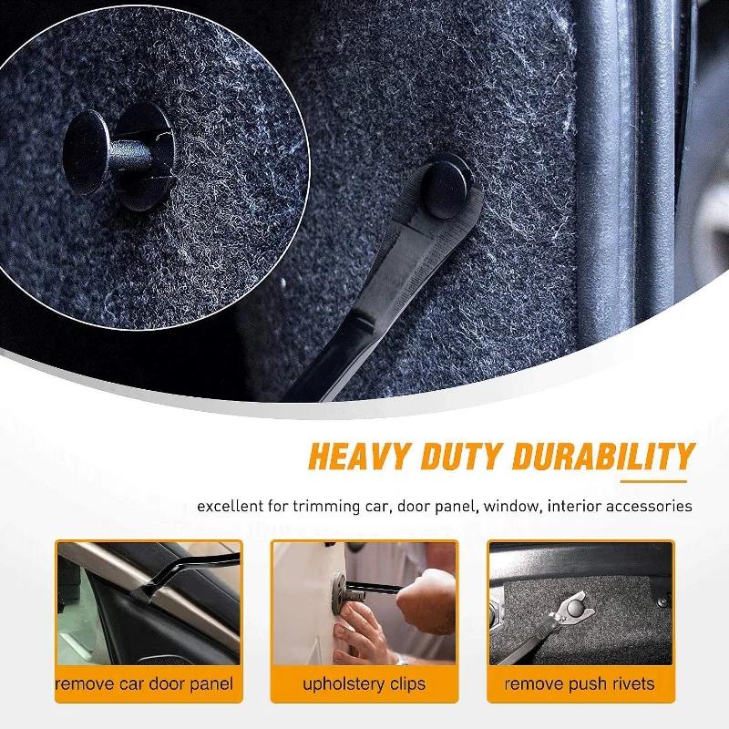 4/1 pz Clip per Portiera Auto Set di Strumenti per Smontaggio Auto Kit di Modifica Stereo DVD Strumento per la Rimozione del Pannello di Finitura in Plastica Interna Cruscotto