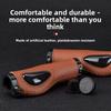 Puños de manillar para bicicleta MTB antideslizantes de silicona con bloqueo ergonómico